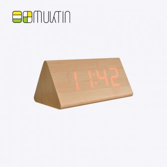Luxury electronic wooden alarm clock  MT1138B